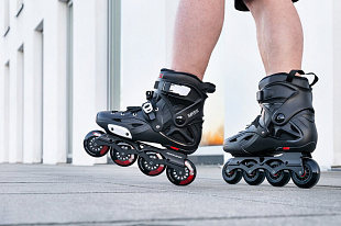 Роликовые коньки Powerslide Urban Imperial One Black Crimson 908276