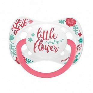 Пустышка Canpol babies Wild Nature Силиконовая Симметричная 6-18 мес., 2 шт. (23/955) coral