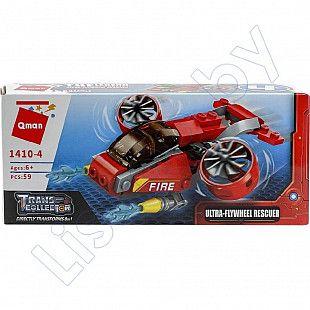 Конструктор Qman The Legend Of Chariot Тушение Пожара с Воздуха (1410-4)