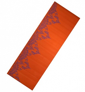 Гимнастический коврик для йоги, фитнеса Liveup orange LS3231C (173x61x0,6)