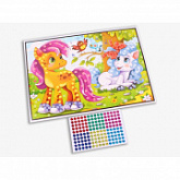 Мозаика гелевая Рыжий Кот Пони в саду М-8814