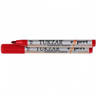 Маркер перманентный Tukzar Expert 2.5 мм TZ 5551 red