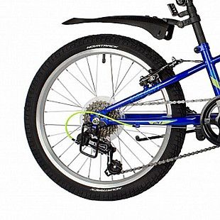 Велосипед Novatrack 20" Valiant (2022) сталь blue