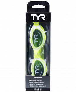 Очки TYR Nest Pro Nano, LGNSTN/073 green