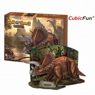Эра Динозавров Трицератопс Cubic Fun P669h
