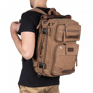 Рюкзак-трансформер Polar 0567 brown