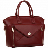 Женская сумка из кожи Pola 9004 burgundy