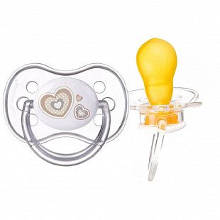 Пустышка Canpol babies Newborn Baby Латексная Круглая 6-18 мес. (22/432) beige