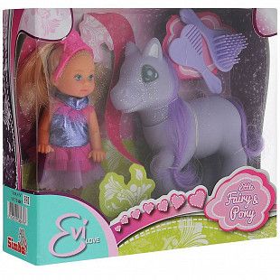 Кукла Evi Love Little Fairy & Pony 12 см. (105738667) pink/violet