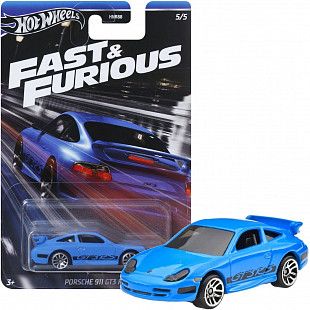 Машинка Hot Wheels Fast & Furious Porsche 911 GT3 RS (HNR88 HRW55)