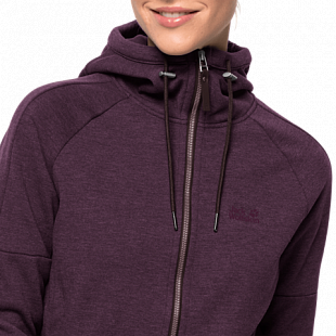 Джемпер женский Jack Wolfskin Sky Thermic Hooded Jkt Women aubergine
