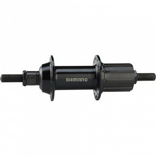 Втулка задняя Shimano TX500, v-br, гайки, old:135мм, ось 185мм, EFHTX5008DL