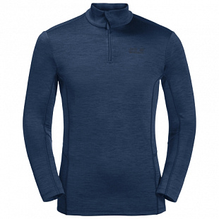 Рубашка с длинными рукавами мужская Jack Wolfskin Arctic Xt Half Zip Men dark indigo