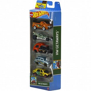 Набор машинок Hot Wheels HW Getaways 5 шт. (1806 HTV46)