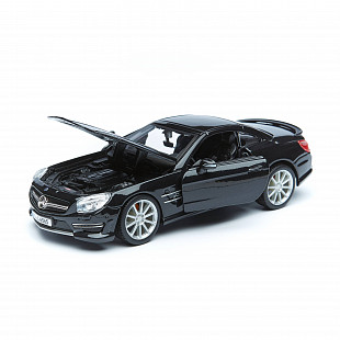 Коллекционная машина Bburago 1:24 Mercedes-Benz Sl 65 Amg Hardtop (18-21066) black