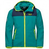 Куртка детская Jack Wolfskin Fourwinds Jacket Kids green ocean