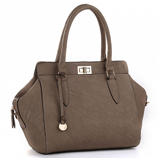 Женская сумка Pola 7087 grey/beige