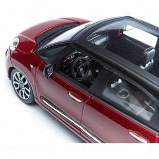 Машинка Bburago Fiat 500L (18-22126) red