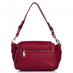 Женская сумка из кожи Pola 9027 dark pink