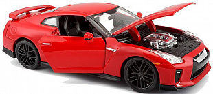 Коллекционная машина Bburago 1:24 Nissan GT-R (18-21082) red