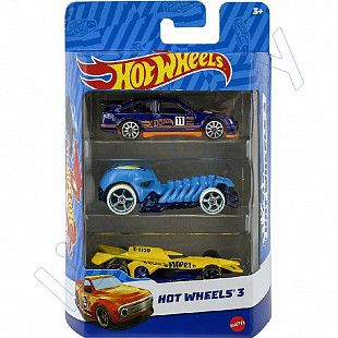 Набор машинок Hot Wheels 3 шт. (K5904 №104)