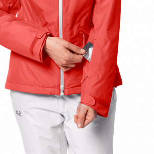 Куртка женская Jack Wolfskin Powder Mountain Jacket W orange coral