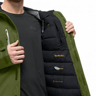 Куртка мужская Jack Wolfskin Troposphere Men cypress green