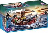 Игрушка Playmobil Пиратская лодка и акула 5137