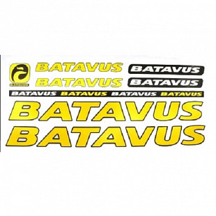 Комплект наклеек Batavus yellow