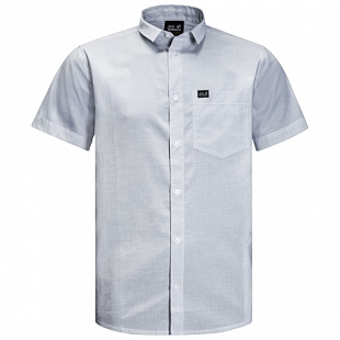 Рубашка мужская Jack Wolfskin Nata River Shirt M white rush stripes