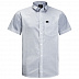Рубашка мужская Jack Wolfskin Nata River Shirt M white rush stripes