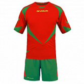 Футбольная форма Givova Region Mc Kitc38 red/green
