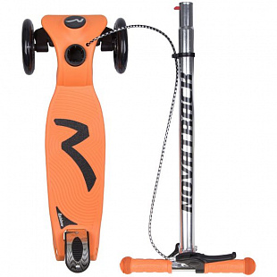 Самокат-кикборд Novatrack RainBow Подростковый Orange 120B.RAINBOW.OR8