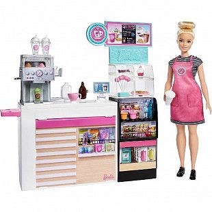 Набор Barbie Профессии Кофейня GMW03