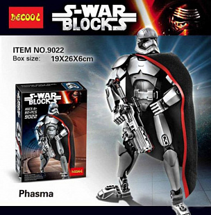 Конструктор Decool Звездные войны Капитан Фазма (9022)