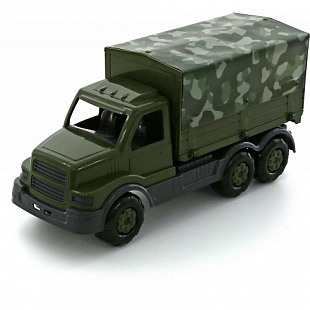 Игрушка Полесье Сталкер автомобиль бортовой тентовый военный 49193