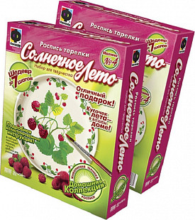 Творческий набор Fantazer 67763 Расписная тарелка «Малина» 717024