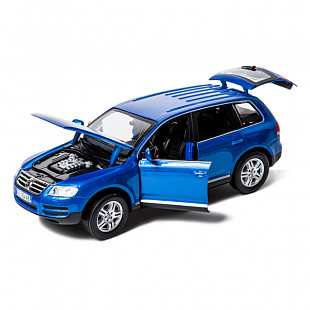 Коллекционная машина Bburago 1:18 Volkswagen Touareg (18-12002) blue