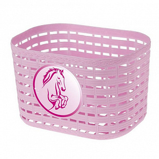 Велокорзина детская 20х14х13 см 5-431556 pink