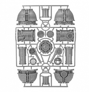 Миниатюры Warhammer 40.000 Games Workshop Promethium Refiner 64-68