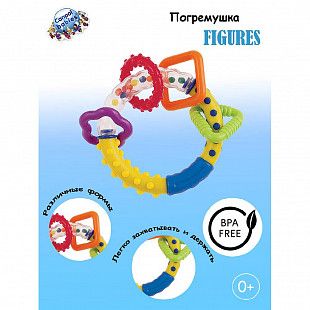Погремушка Canpol babies Colourful FIGURES 0м+ (2/450)  multicolored
