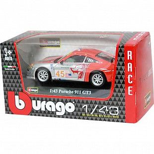 Коллекционная машина Bburago 1:43 Porsche 911 GT3 RSR (18-38003)