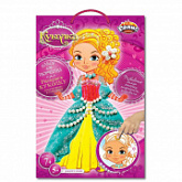 Раскраска из пластилина Dalis Кукла Велина МС-214