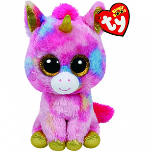 Игрушка мягконабивная Fantasia Единорог Beanie Boo's 36158 15 см
