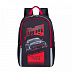 Школьный рюкзак GRIZZLY RB-863-1 black/red