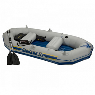 Лодка надувная Intex Seahawk II 68377