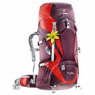 Рюкзак Deuter Act Lite 45+10 SL aubergine/fire
