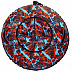 Тюбинг RT Листья 100 см + автокамера red/blue
