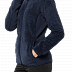 Джемпер женский Jack Wolfskin Pine Leaf Jacket Women midnight blue stripes