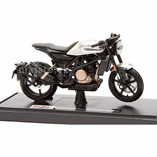 Масштабная модель мотоцикла Maisto 1:18 Husqvarna Motorcycles Vitpilen 701 (39300 20-18854) Silver НОВОЕ ПОСТУПЛЕНИЕ